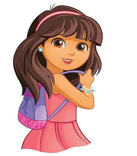 Cartoon Elephant Drawing, Dora Drawing, Dora Outfits, Dora Diego, Dora And Friends, Elephant Drawing, Cartoon Elephant, Dora The Explorer, Cartoon Girl