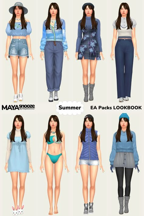 #Sims4 #Simming #SimsCommunity #Sims4Gameplay #Sims4Builds #Sims4CC #Sims4Mods #Sims4ExpansionPacks #Sims4CustomContent #Sims4BuildMode Sims 4 High School Outfits No Cc, Sims Basegame Outfits, Sims 4 Cas Outfits No Cc, No Cc Outfit Sims 4, Ts4 Lookbook No Cc, Sims Characters Ideas No Cc, Sims 4 Looks No Cc, Sims 4 No Cc Lookbooks Clothing, Sims No Cc Outfits