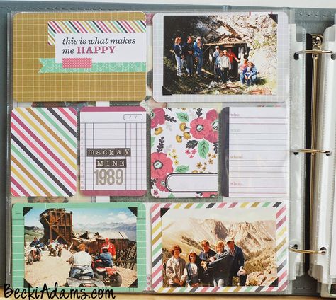 Becki Adams: Restoring Old Photo Albums into Pocket Page Scrapbooks (Part Three) Photo Preservation, Photo Management, Picture Projects, Photo Organization Storage, Organizing Photos, Photo Album Storage, Photo Organizer, Photo Organizing, Pocket Page Scrapbooking