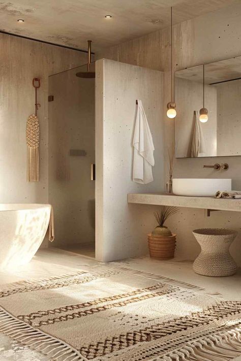 bathrooms scandiglam Glam Bathroom Ideas, Scandinavian Bathroom Design Ideas, Modern Organic Bathroom, Scandinavian Bathroom Design, Organic Bathroom, Scandinavian Glam, Warm Bathroom, Glam Bathroom, Scandinavian Designs