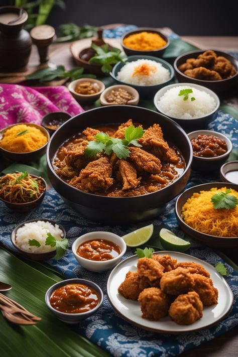 Embark on a culinary adventure and savor the rich flavors of Nasi Padang in Singapore! 🌟 Indulge in aromatic rice dishes, flavorful curries, and tantalizing sambals. Click to experience the taste of Indonesia right at your doorstep! 🥘🍴 #IndonesianCuisine #FoodieParadise #CulturalDelight #TasteOfIndonesia Malay Cuisine, Popular Side Dishes, Culinary Techniques, Indonesian Cuisine, Global Cuisine, Signature Dishes, Food Table, Padang, Rice Dishes