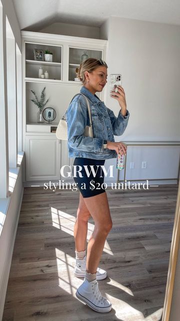 Unitard Outfit Ideas, Fall Hair Styles, Unitard Outfit, Sneakers 90s, Ootd Denim, Outfit Converse, 90s Shoulder Bag, Work From Home Outfit, Outfit 2023