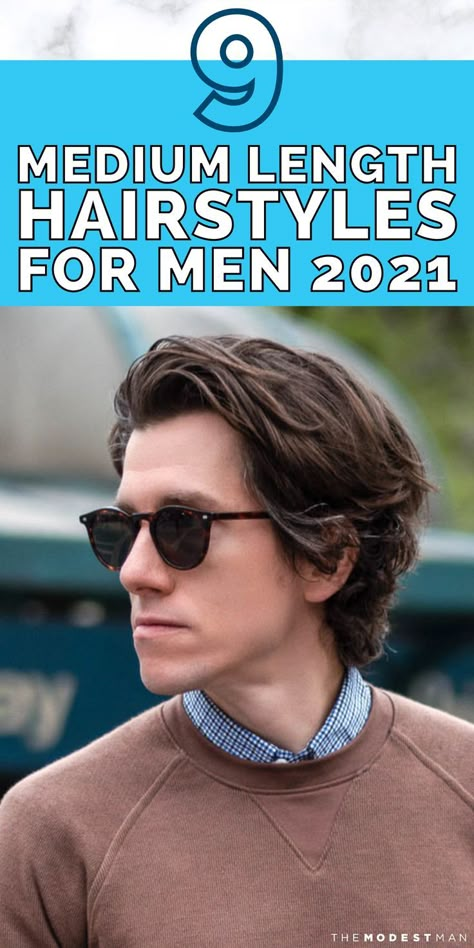 Popular Hairstyles for men in 2021 2022 Men Hairstyle, Men Haircut Styles 2022, Mid Hair Men Style, Mid Length Hair Styles Men, Men Hair Medium Length, Medium Length Hairstyle For Men, Men’s Medium Long Hairstyles, How To Style Mens Medium Length Hair, Haircut For Men Medium Length