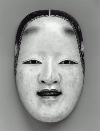 Nô mask of the Manbi type  能面　万媚  Japanese, Edo period, 18th century, Japanese cypress, MFA Japanese Noh Mask, Japanese Legs, Japanese Edo Period, Noh Mask, Japan Crafts, Museum Of Fine Arts Boston, Japanese Mask, Mask Tattoo, Asian Tattoos