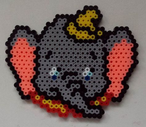 Dumbo Perler Beads, Melty Bead Patterns Disney, Perler Beads Ideas Disney, Perleplader Ideas Disney, Eeyore Blanket, Disney Hama Beads Pattern, Disney Perler Bead Patterns, Disney Perler Beads, Hama Disney