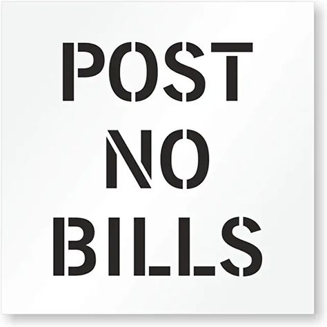 Post No Bills, Construction Signs, Hoodie Quotes, Plastic Stencil, Air Brush Painting, Old Signs, Stencils Wall, Crafts Sewing, Sewing Stores