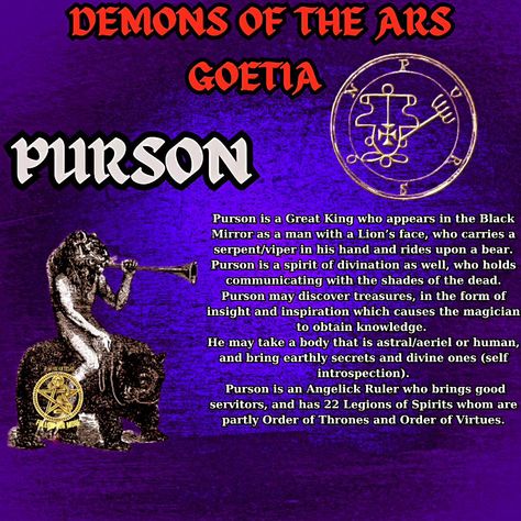 Unleash the secrets of the Ars Goetia! This series dives deep into the legendary demons of demonology, like Lucifer and Beelzebub. * We'll explore their infernal powers and ranks. * Discover the secrets of summoning (at your own peril!). Join me as we unlock the mysteries of dark magic, the occult, and the supernatural. #demons #arsgoetia #demonology #darkmagic #occult #supernatural #paranormal #goetia #solomon #summoning #blackmagic #witchcraft #warlock #necromancy #grimoire #lucife... Ars Goetia, Paganism Spells, Witch Spirituality, Dark Magic, The Occult, The Supernatural, Black Magic, Supernatural, The Secret