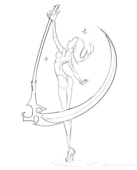 Magical Drawing Poses, Dancing Body Base, Drawing Poses Magic, Exaggeration Art, Sythe Poses Reference, Sythe Poses Drawing, Evil Reference, Character Base Drawing, Dancing Drawing Reference