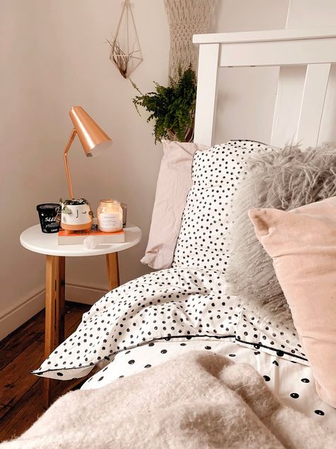 A Homeware Wishlist Etsy Shops To Check Out Polka Dot Bedroom, Polka Dot Decor, Polka Dot Bedding, Uni Room, Redecorate Bedroom, Teen Bedroom Decor, Room Design Bedroom, Cute Room Decor, Cozy Room