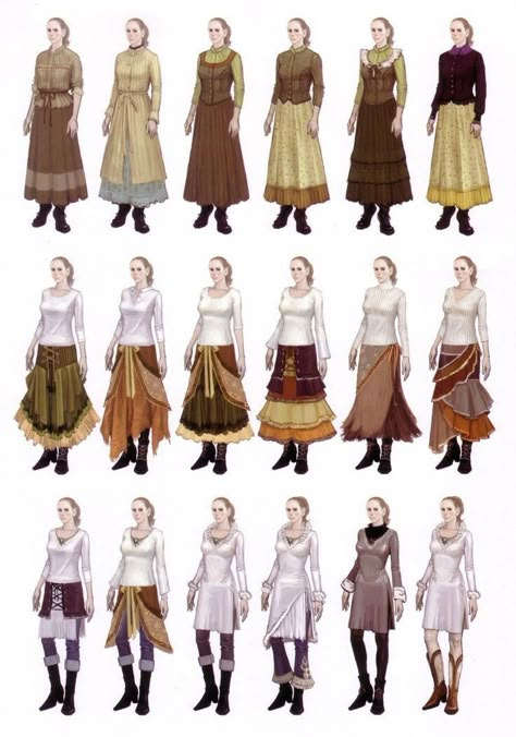 Dessin Game Of Thrones, Costume Viking, Skirts And Tops, Devil May Cry 4, Diy Kostüm, Larp Costume, Medieval Clothing, Medieval Dress, Fantasy Costumes