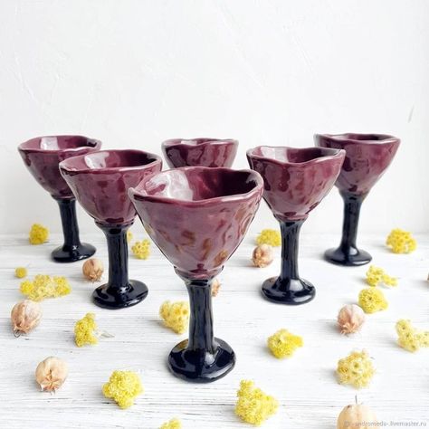 Cocktail Cup, Pottery Cups, Ceramics Ideas Pottery, Cups And Mugs, Wine Glasses, Wine, Ceramics, Tableware, Glass