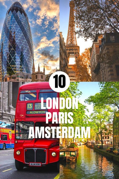 Belgium Itinerary, 10 Days In Europe, Amsterdam Vacation, Europe Trip Planning, Amsterdam Itinerary, Europe Itinerary, European Itineraries, Day Trip From Paris, France Itinerary