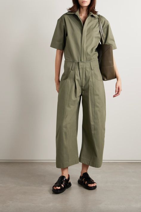 RS Recommends Editors' Picks: What to Buy October 2023 Coverall Outfit Women, Utility Outfit, Chunky Slides, Work Jumpsuit, Net Sustain, Green Jumpsuit, Collared Shirt, Fall Shopping, Clothes Collection