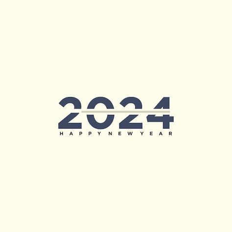 2024 Year Logo, New Year Logo Design, Happy New Year Logo, New Year Logo, 2024 Logo, Emoji Photo, Vision Board Photos, Year 2024, New Years Resolution