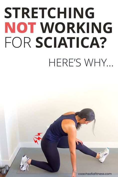 Here's why stretching your hips or lower back has been making the pain worse and aggravating your symptoms... Lower Back Pain Stretches, Glute Strengthening, Sciatica Stretches, Piriformis Muscle, Chronic Lower Back Pain, Low Back Stretches, Piriformis Syndrome, Back Stretches For Pain, Hip Flexor Stretch