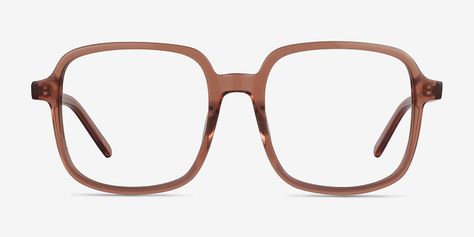 Prescription Eyeglasses Online Rx Glasses Frame & Lens | EyeBuyDirect 70s Glasses, Glasses Inspo, Yellow Glasses, Glasses Inspiration, Brown Glasses, Glasses Style, Glasses For Men, Brown Frame, Fashion Eyeglasses