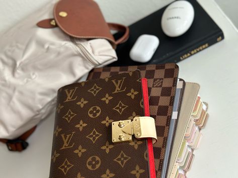 LV Notebook Lv Notebook, Louis Vuitton Planner, Monogram Notebook, What In My Bag, Christmas 2023, Notebook Cover, I Hope You, I Hope, Notebook