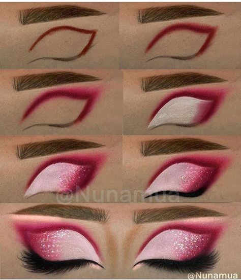 Eye Makeup Art Easy, Dragon Makeup, Eye Makeup Guide, Halo Eye Makeup, Maquillage Yeux Cut Crease, Maquillage On Fleek, Drag Make-up, Makeup Pictorial, Makeup Steps