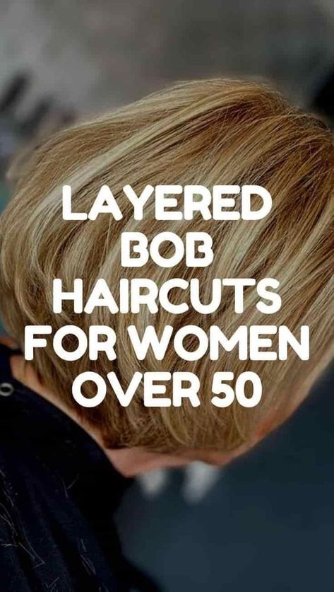 As women reach the age of 50 and beyond, they often seek hairstyles that blend elegance with modern flair. A layered bob is a versatile and timeless choice that can complement various face shapes and hair textures while offering volume and movement. Here are some layered bob haircut ideas tailored specifically for women over 50: Choppy Bob Hairstyles For Fine Hair, Short Layered Bob Haircuts, Short Layered Bob, Trendy Bob Hairstyles, Growing Out Short Hair, Haircut For Fine Hair, Layered Bob Short, Layered Bob Haircuts, Bob Hairstyles For Thick