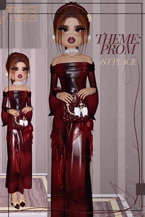 Prom Outfits Dress To Impress, Prom Outfit Dress To Impress, Red Dress To Impress Outfit, Dress To Impress Prom Theme, Dress To Impress Prom, Roblox Clothes, Roblox Guy, Prom Theme, Dti Ideas