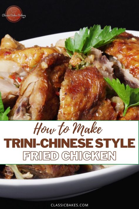 Chinese Side Dishes, Trinidadian Recipes, Guyanese Recipes, Trinidad Recipes, Trini Food, Fried Chicken Recipe, Easy Chinese Recipes, Island Food, Fried Chicken Recipes