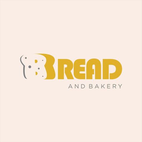 Bakery Typography, Bread Vector, Logo Bakery, Bakery Logo, Bakery Logo Design, Premium Vector, Graphic Resources, Typography, Logo Design