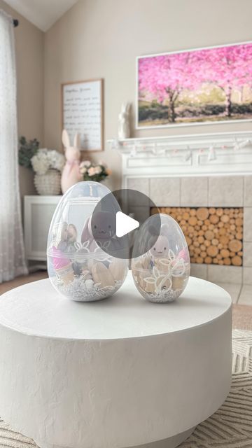 Kristen Sellentin on Instagram: "Comment “LINKS” to receive a DM with the links for everything!  Easter baskets don’t have to be baskets, get creative!  Love these clear eggs that hold so much.

#easterbasket #eastereggs #easter2024 #eastergifts" Egg Easter, Easter Decorations Christian, Get Creative, Easter Gifts, Easter Baskets, Easter Decorations, Easter Eggs, Baskets, Easter