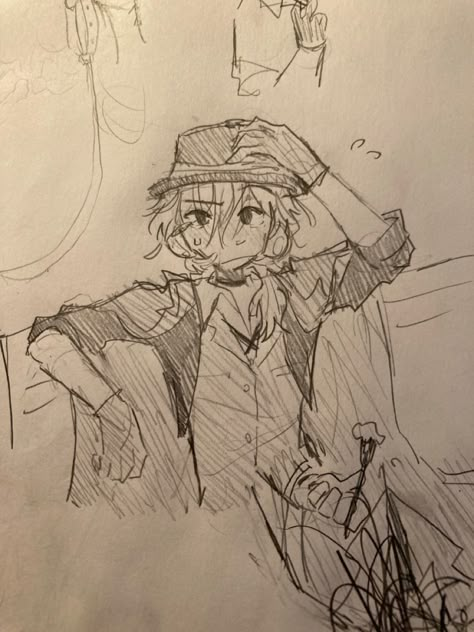 Leaning On Hand Pose Drawing, Bsd Drawing Sketch, Drawing Sketches Reference, Anatomy Reference Pose Figure Drawing, Cool Art Styles Sketch, Hand Out Drawing, Drawing Ideas Full Body Sketch, How To Draw Chuuya, Drawings Aesthetic Sketch