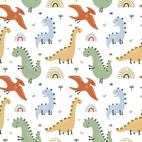 Dinosaur Seamless Pattern, Dinosaur Background Wallpapers, Baby Fabric Prints, Dinosaurs Background, Animals Background, Dinosaur Patterns, Clothing Printing, Dinosaur Wallpaper, Dinosaur Fabric