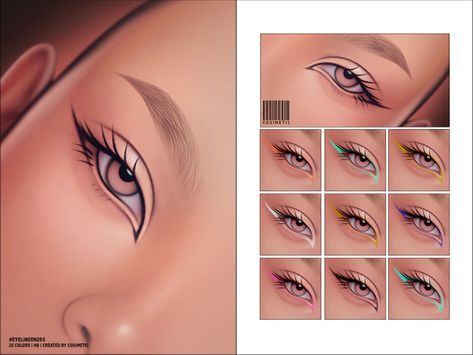 Sims 4 Cc White Eyeliner, Sims 4 Cc Make Up Eyeliner, Makeup Sims 4 Cc Eyeliner, Sims Cc Makeup Eyeliner, Ts4 Eyeliner Cc, The Sims 4 Eyeliner Cc, Sims 4 Makeup Eyeliner, Sims Cc Eyeshadow, Sims Cc Eyeliner