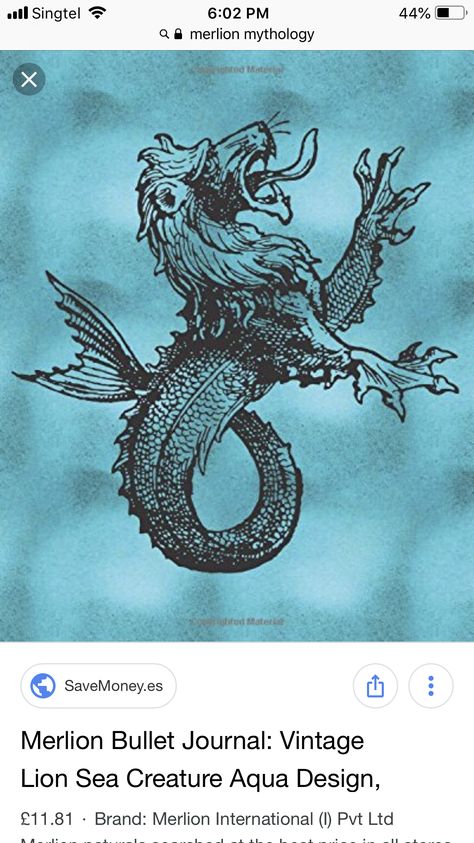 Merlion Tattoo, Cycle Painting, Tattoos Inspiration, Tattoo Design Book, Tattoo Illustration, Sea Lion, Design Book, Inspirational Tattoos, Cute Tattoos