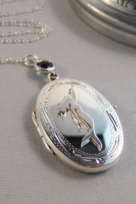 Freedom MermaidMermaidMermaid LocketSterling Mermaid | Etsy Mermaid Locket, Frame Decoration, Silver Mermaid, Sterling Silver Locket, Silver Locket, Magical Jewelry, Velvet Choker, Silver Lockets, Sapphire Stone