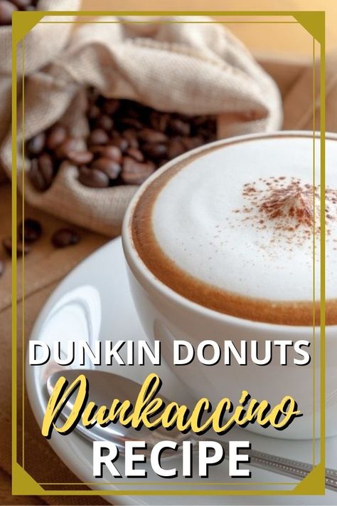 We share a copycat version of the Dunkin Donuts Dunkaccino recipe. A combination of two of everyone’s favorite breakfast drinks, coffee, and hot chocolate. Dunkaccino Recipe, Dunkin Donuts Coffee Recipe, Dunkin Donuts Recipe, Duncan Donuts, Low Carb Starbucks, Coffee And Hot Chocolate, Breakfast Drinks, Drinks Coffee, Easy Drink Recipes