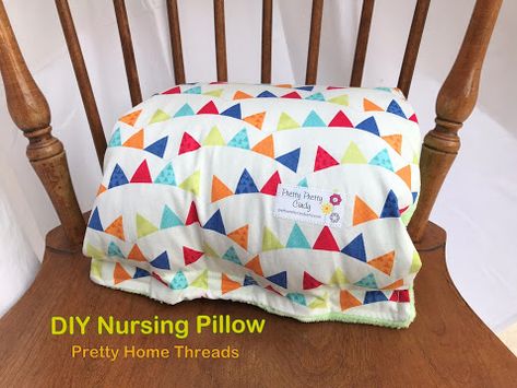 Nursing Arm Pillow, Baby Nursing Pillow, Nathan Hale, Diy Nursing, Bunting Pattern, Arm Pillow, Be Uncomfortable, Banners Buntings, Shabby Chic Pink