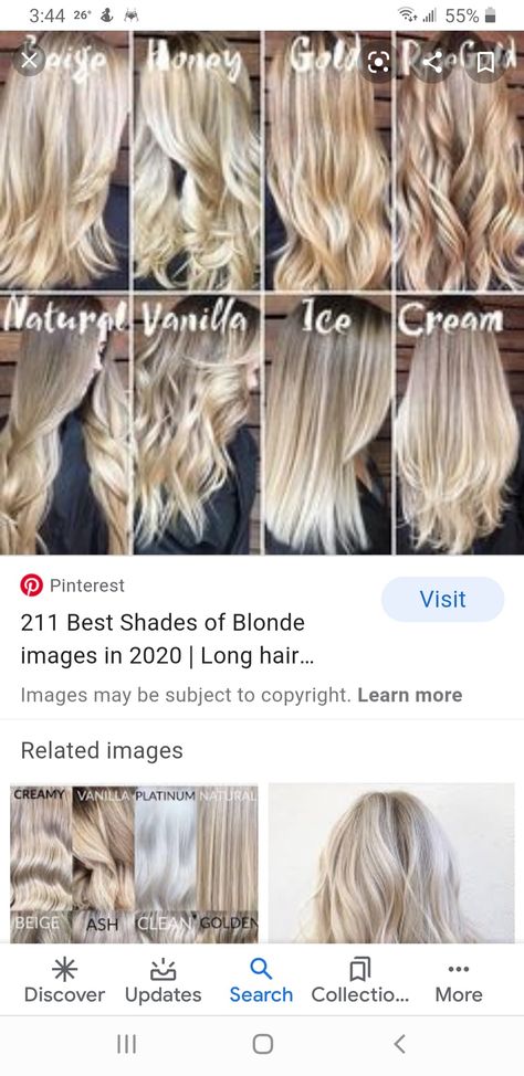 Vanilla Cream Hair Color, Creamy Vanilla Blonde Hair, Vanilla Blonde Hair, Cream Hair Color, Vanilla Blonde, Champagne Hair, Cream Hair, Shades Of Blonde, Vanilla Cream