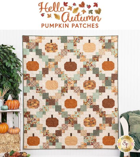 ✨In Case You Missed It Forest Animals Quilt Patterns, Brightly Quilt Pattern By Cluck Cluck Sew, Easy Fall Quilt Patterns Free, Autumn Patchwork Quilt, Cluck Cluck Sew Patterns, Fall Quilt Ideas, Pumpkin Quilt Block Free Pattern, Fall Quilt Blocks, Book Quilt Pattern