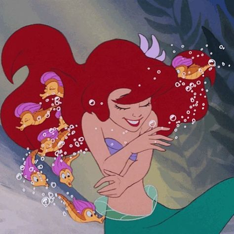 Untitled Mermaid Gif, Mermaid Gifs, Disney Gifs, Ariel Disney, Gif Disney, Disney Princesses And Princes, Mermaid Sticker, Disney Icons, Disney Princess Ariel