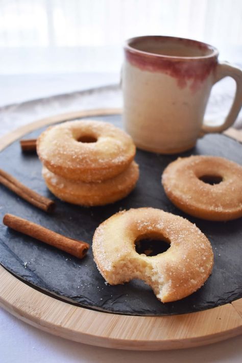 Ina Garten's Cinnamon Doughnuts and Mexican Hot Chocolate Hot Chocolate Images, Baked Doughnut Recipes, Sipping Chocolate, Cinnamon Cheesecake, Cinnamon Donuts, Baked Donut Recipes, Baked Doughnuts, Cinnamon Roll Recipe, Cinnamon Sugar Donuts