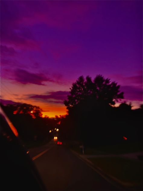 Purple, pink, orange aesthetic. Summer night sunset Sunset Aesthetic Purple Orange, Purple Chill Aesthetic, 90s Sunset Aesthetic, Orange Hour Aesthetic, Warm Purple Aesthetic, Sunset Color Aesthetic, Dark Purple Sunset, Purple Hour Aesthetic, Sunset Purple Aesthetic