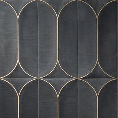 Pattern Design Inspiration Textured Tile, Brass Inlay, Pattern Design Inspiration, Limestone Tile, Sanded Grout, Honed Marble, Stone Surface, Tiles Texture, Black And Brass