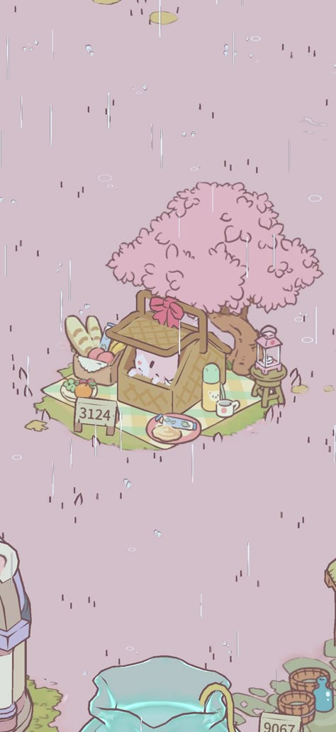 Cats And Soup Art, Toons Wallpapers, Cute Phone Screen, Kawaii Ghibli, Cat Cute Aesthetic, Soup Wallpaper, Cutie Cat-chan, Cute Art Wallpaper, Cat And Soup