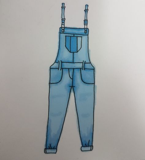 My blue denim dungarees illustration Dungarees Illustration, Paper Doll House, Denim Dungarees, Anarkali Dress, Paper Doll, Dungarees, Anarkali, Paper Dolls, Pants Set