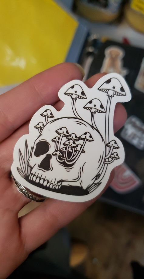 Tattoo ideas Mushroom Chest Tattoo, Mushroom Skull Tattoo, Mushroom Trip Tattoo, Skulls With Mushrooms Tattoo, Trippy Mushroom Tattoo, Mushrooms Growing Out Of Skull Tattoo, Skull With Mushrooms, Mushroom Tattoo Ideas, Mushroomtattoo Ideas