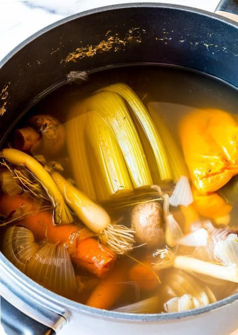 Making Broth, Recipes With Vegetable Broth, Make Chicken Broth, Homemade Vegetable Broth, Homemade Broth, Soup Broth, Broth Recipes, Vegetable Broth, The Pioneer Woman