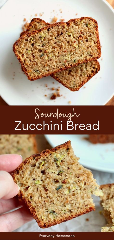 Sourdough Discard Zucchini Bread Sour Dough Zucchini Muffins, Summer Sourdough Discard Recipes, Sourdough Discard Zucchini Bread, Sourdough Zucchini Muffins, Sourdough Zucchini Bread Recipe, Sourdough Zucchini Bread, Sourdough Zucchini, Sourdough Breakfast, Sourdough Starter Discard