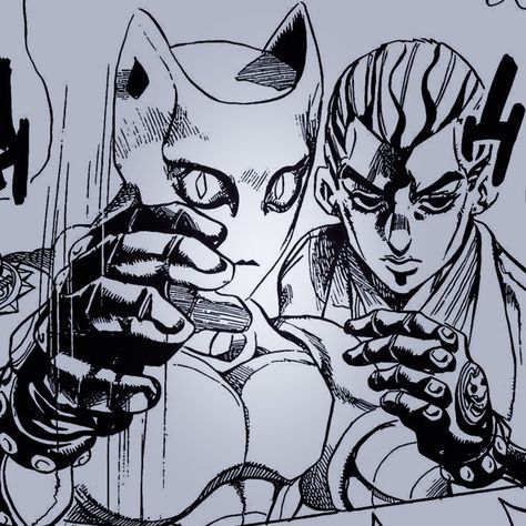 Kira Yoshikage Manga Panel, Kira Yoshikage Drawing, Jojo Manga Pfp, Jojo Pfp Manga, Kira Yoshikage Pfp, Kira Yoshikage Manga, Yoshikage Kira Pfp, Kira Yoshikage Icons, Jojo's Bizarre Adventure Manga