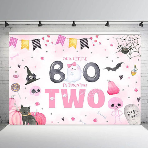 7x5ft Halloween Pastel Little Boo Party Backdrop for Girl Pink Pumpkin Ghost Bat Background 2nd Birthday Decorations Our Little Boo is Turning Two Banner Party Supplies Photobooth Props #ad #boo #ourlittlebooisturningtwo #booimtwo #booim2 #2ndbirthday #2ndbirthdaypartyideas #2ndbirthdaypartysupplies #2ndbirthdaypartythemes #birthdaypartybackdrop #halloween #halloweenbirthdayparty #halloweenparty Little Boo Is Turning Two, Boo Is Turning Two, Bat Background, 2nd Birthday Decorations, Boo Party, 2nd Birthday Party For Girl, Photobooth Props, Ghost Bat, 2nd Birthday Party Themes