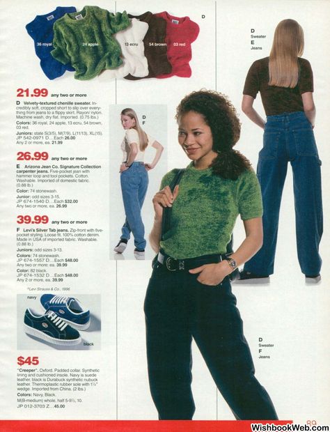 1996 JCPenney Christmas Catalog 90s Catalog, 90s Fashion Catalog, 1996 Fashion, 90s Teen Fashion, Jcpenney Christmas Catalog, 90s Inspired Outfits, Early 2000s Fashion, Christmas Book, The 1990s