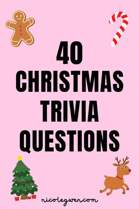 Christmas trivia Christmas Game Questions, Christmas Trivia For Kids With Answers, Christmas Trivia Questions And Answers Free Printable, Christmas Questions For Kids, Christmas Questions Game, Christmas Jeopardy Questions, Kids Christmas Trivia, Christmas Questions And Answers, Couple Trivia Questions