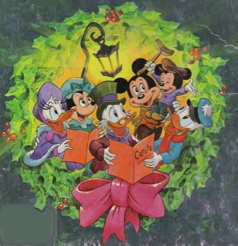 Mickey's Christmas Carol...one of my favorites!  Makes me so happy. Disney Christmas Cards, Mickey's Christmas Carol, Disney Merry Christmas, Deco Disney, Mickeys Christmas Carol, Disney Wiki, Disney Vintage, Mouse Christmas, Mickey Christmas